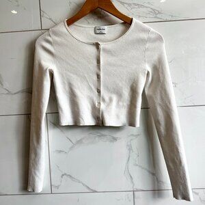 Sunday Best Cropped Button Front Cardigan